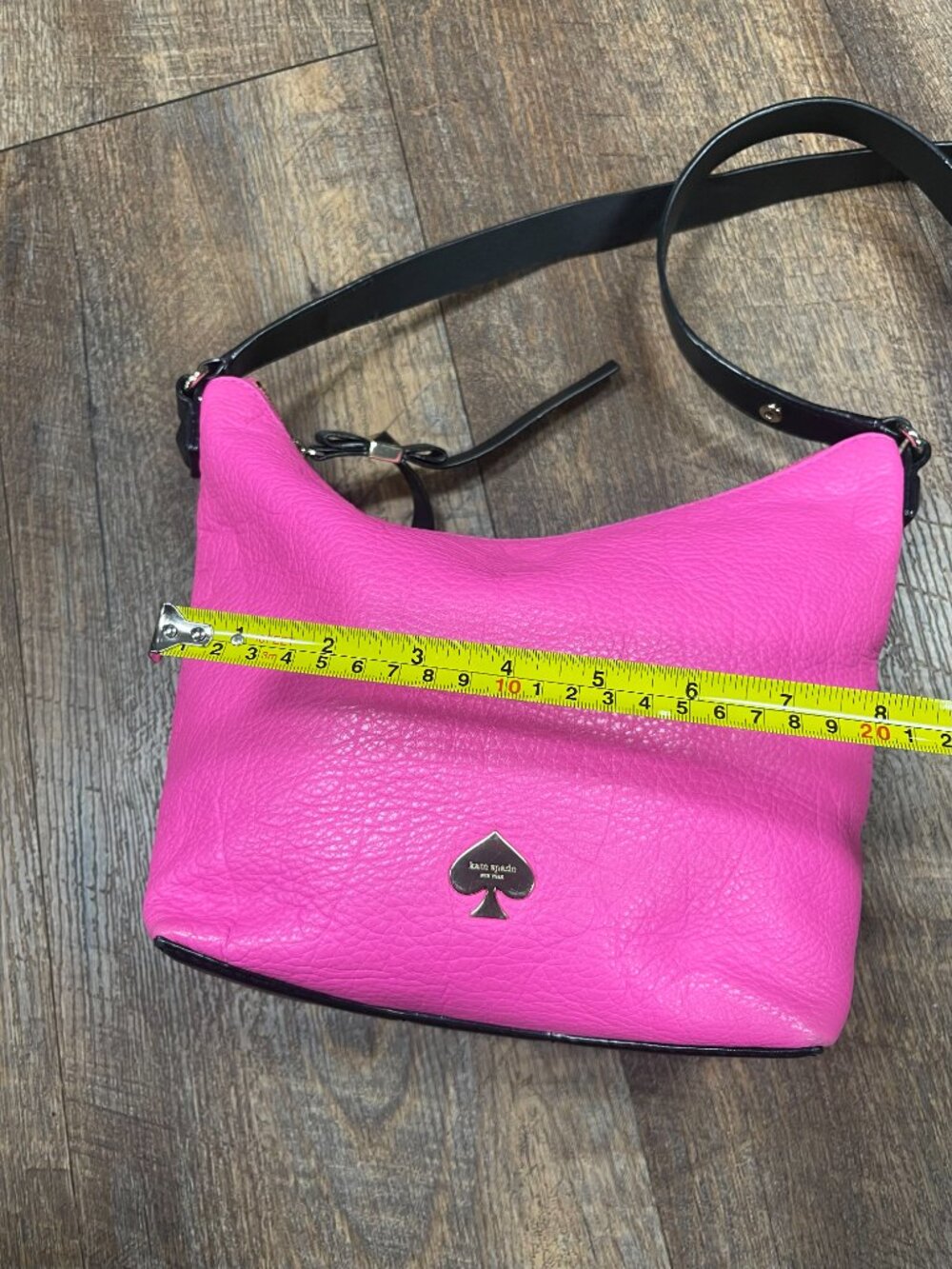 Kate Spade Leroy Street Vivienne Barbiecore Pink Leather Crossbody - Picture 3 of 11